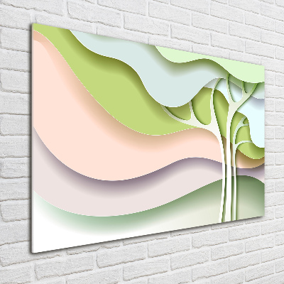 Foto op plexiglas Abstracte boom