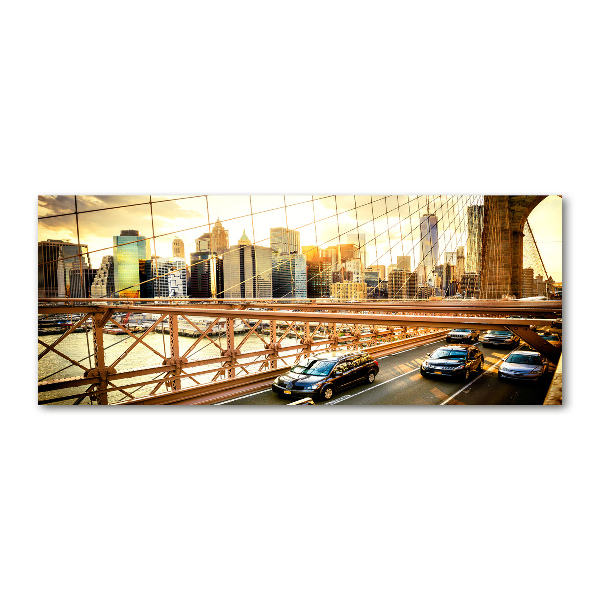 Schilderij op acrylglas Brooklynbrug