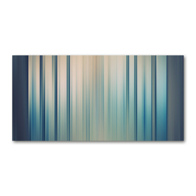 Plexiglas schilderij Blauwe strepen