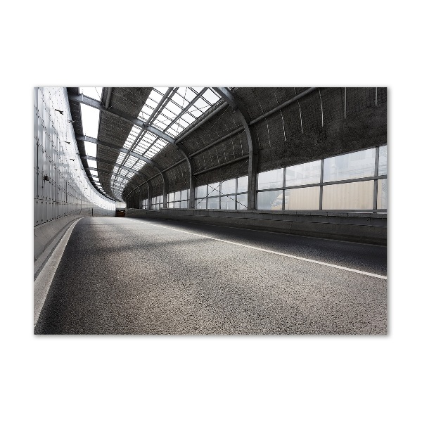 Foto in plexiglas Weg in de tunnel