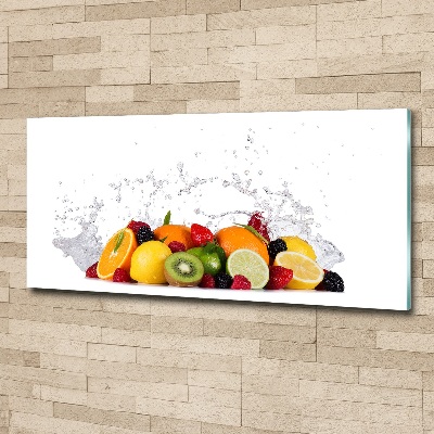 Schilderij op acrylglas Fruit en water