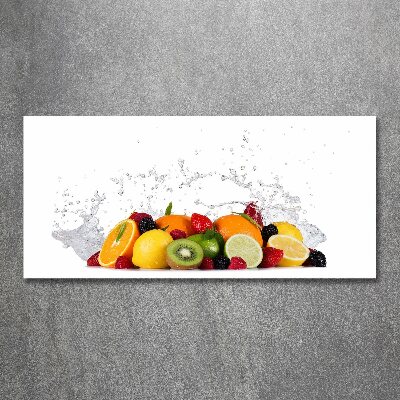 Schilderij op acrylglas Fruit en water