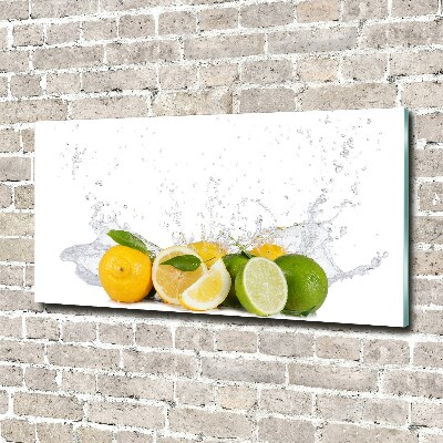 Plexiglas schilderij Citrus en water