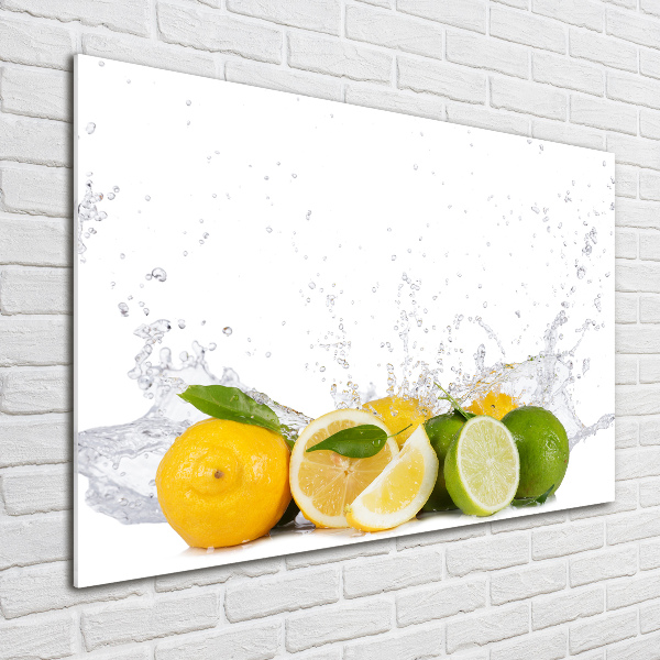 Plexiglas schilderij Citrus en water