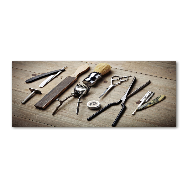 Plexiglas foto Herenkapper