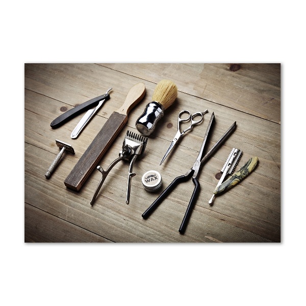 Plexiglas foto Herenkapper