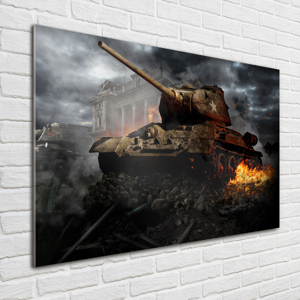 Obraz zdjęcie nowoczesny akrylowy Czołg