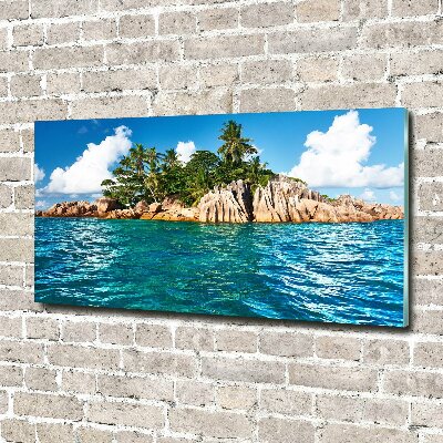 Schilderij op acrylglas Tropisch eiland