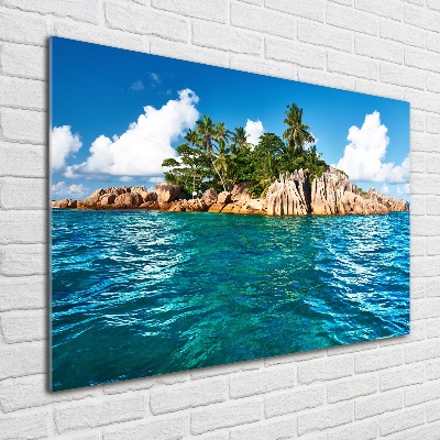 Schilderij op acrylglas Tropisch eiland