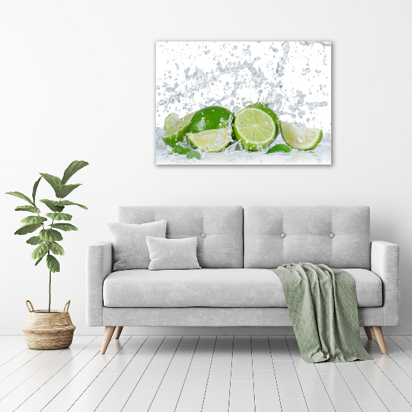 Foto in plexiglas Limoenen en water