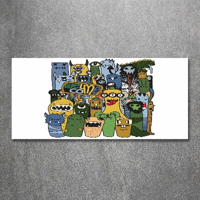 Foto obraz szkło akryl Szalone potwory