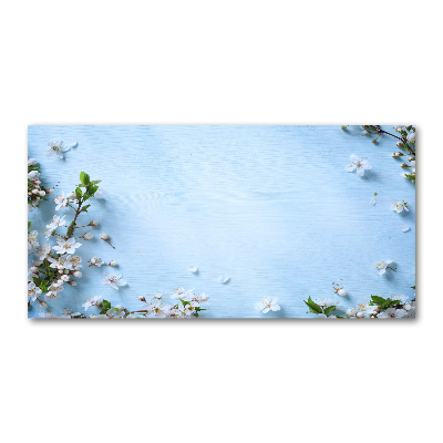 Foto plexiglas Achtergrond met kersenbloesems