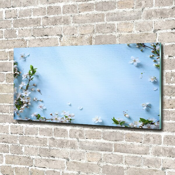 Foto plexiglas Achtergrond met kersenbloesems
