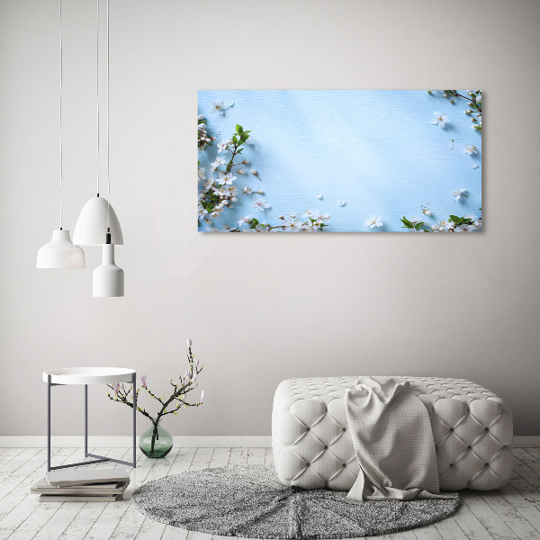 Foto plexiglas Achtergrond met kersenbloesems
