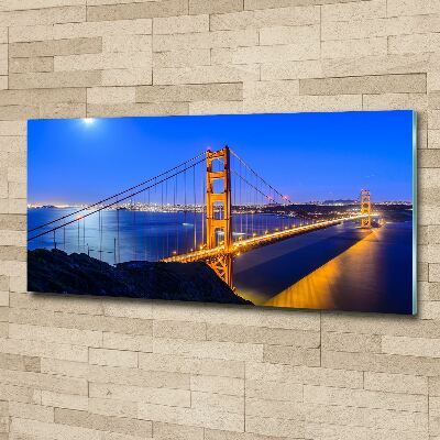 Schilderij op acrylglas San Francisco-brug