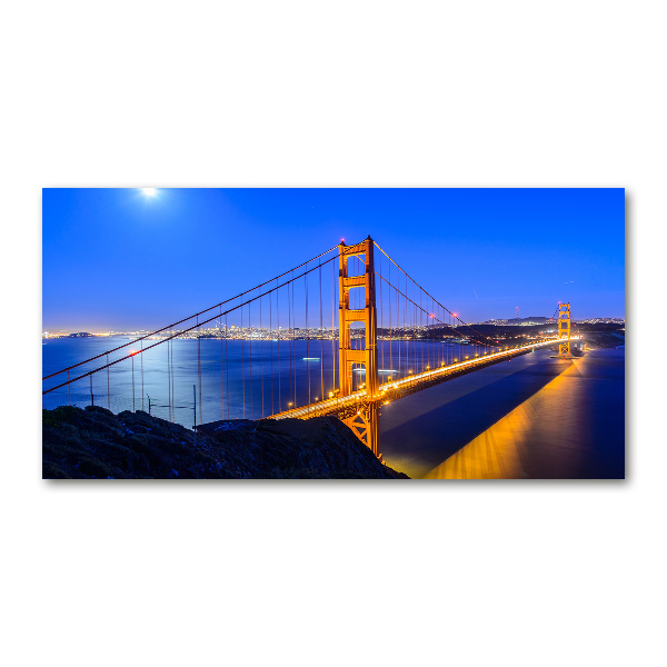 Schilderij op acrylglas San Francisco-brug