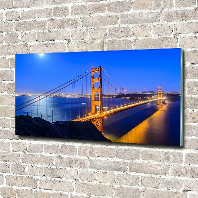 Schilderij op acrylglas San Francisco-brug
