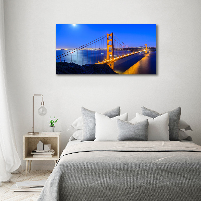 Schilderij op acrylglas San Francisco-brug