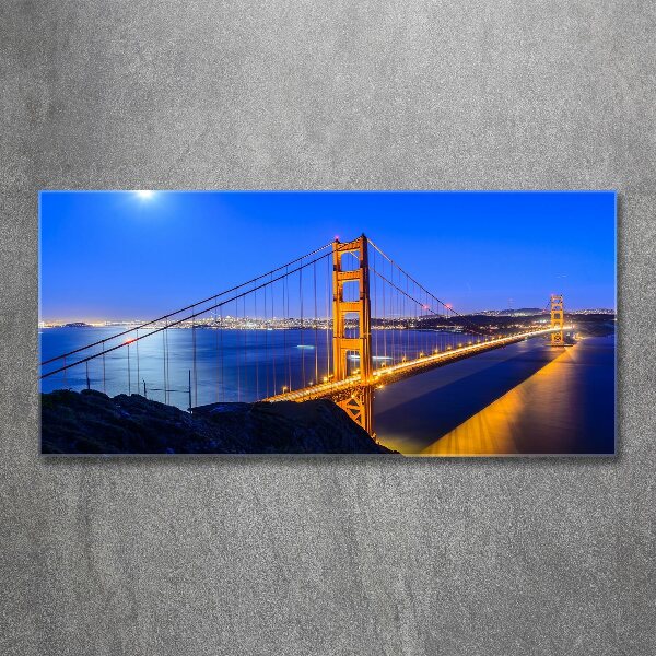 Schilderij op acrylglas San Francisco-brug