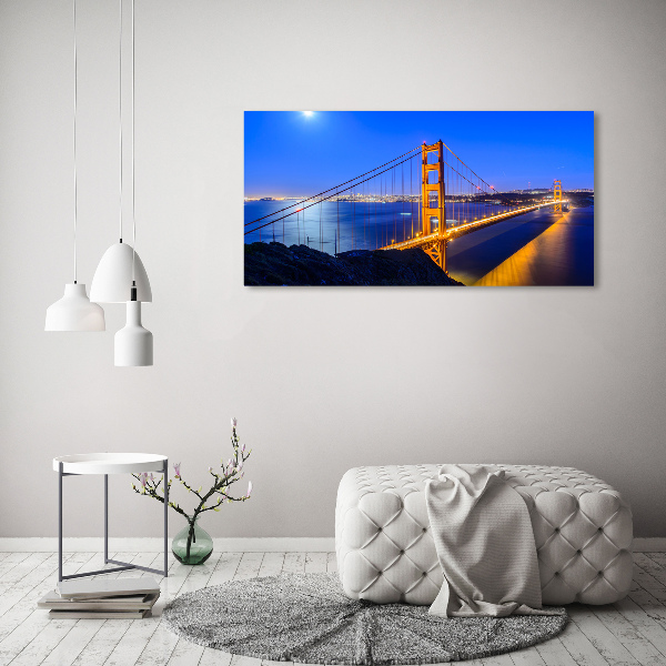 Schilderij op acrylglas San Francisco-brug