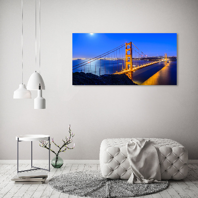 Schilderij op acrylglas San Francisco-brug