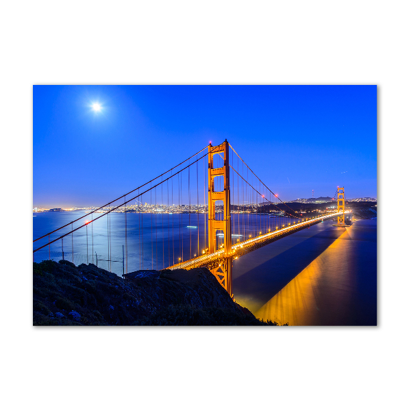 Schilderij op acrylglas San Francisco-brug