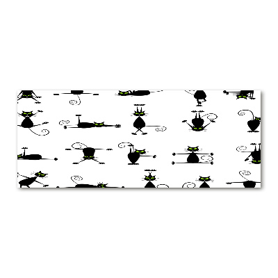 Schilderij op acrylglas Illustratie van katten