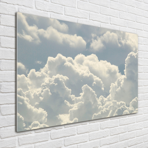 Plexiglas schilderij Wolken