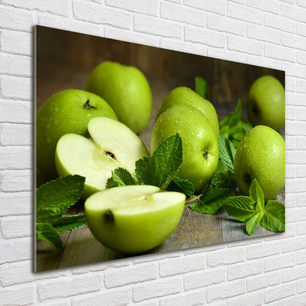Foto plexiglas Groene appels