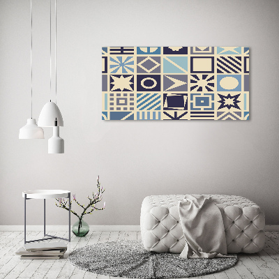 Foto in plexiglas Geometrische achtergrond
