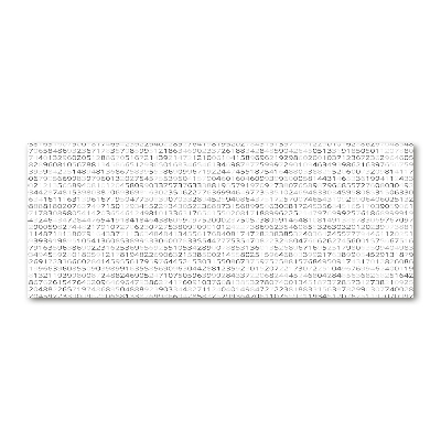Plexiglas schilderij Binaire code