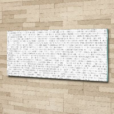 Plexiglas schilderij Binaire code