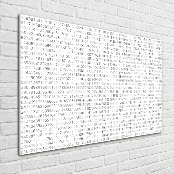 Plexiglas schilderij Binaire code