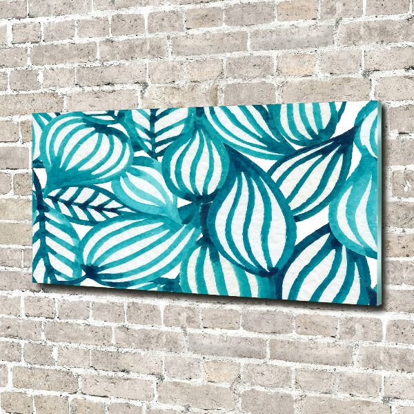 Schilderij op acrylglas Bloemenpatroon