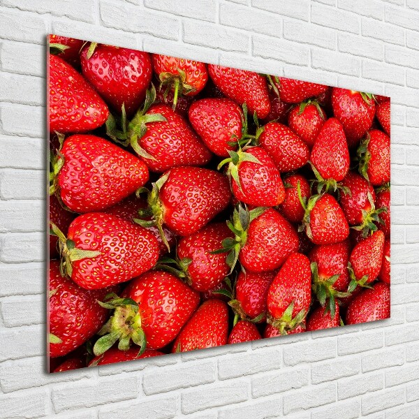 Plexiglas schilderij Aardbeien