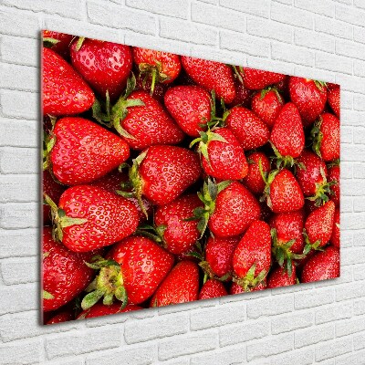 Plexiglas schilderij Aardbeien