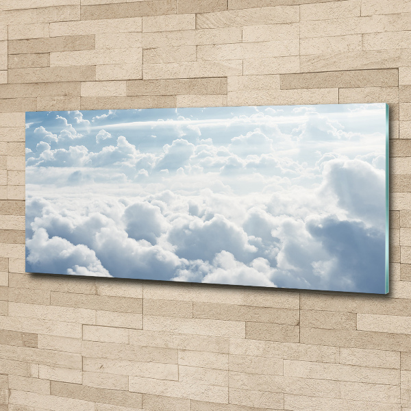 Plexiglas schilderij Wolken vanuit vogelperspectief