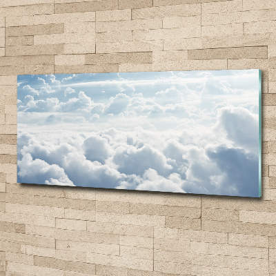 Plexiglas schilderij Wolken vanuit vogelperspectief