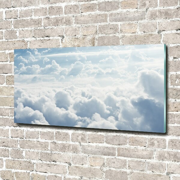Plexiglas schilderij Wolken vanuit vogelperspectief
