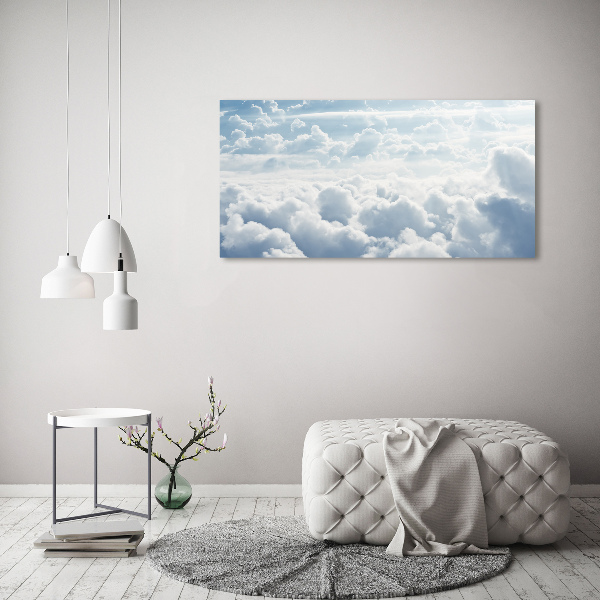 Plexiglas schilderij Wolken vanuit vogelperspectief
