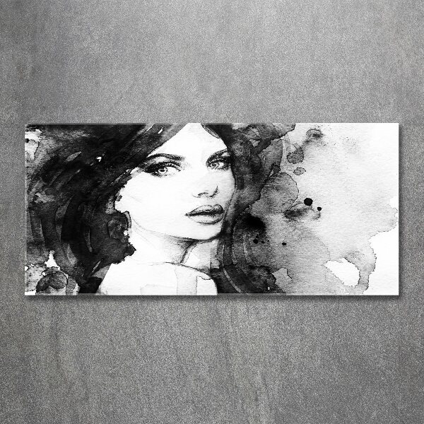 Plexiglas schilderij Vrouwenportret
