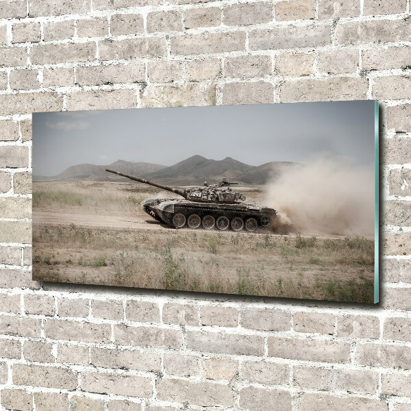 Foto plexiglas Tank in de woestijn