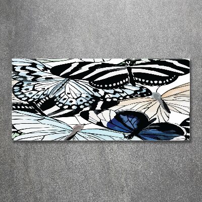 Foto in plexiglas Vlinders en bloemen