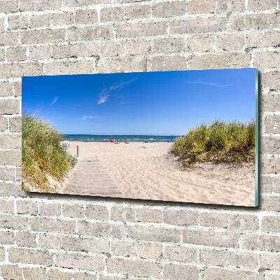 Foto op plexiglas duinen aan zee