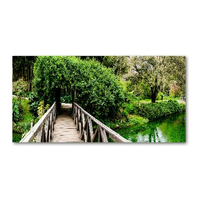 Foto obraz szkło akryl Most na rzece