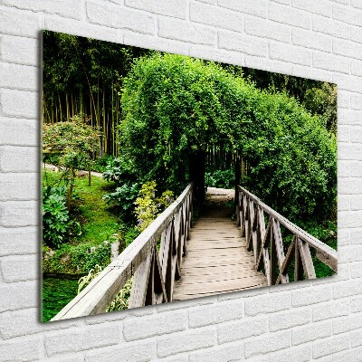 Plexiglas foto Brug over de rivier