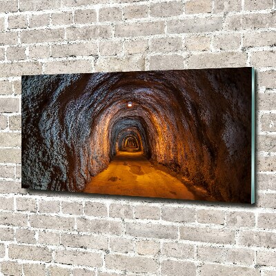 Schilderij op acrylglas Ondergrondse tunnel