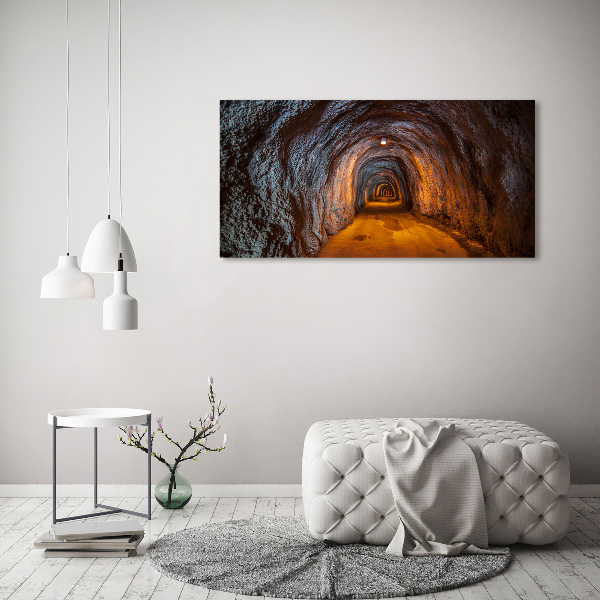 Schilderij op acrylglas Ondergrondse tunnel