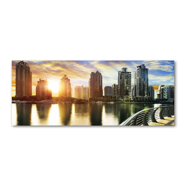 Plexiglas schilderij Zonsondergang in Dubai