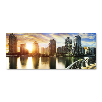 Plexiglas schilderij Zonsondergang in Dubai